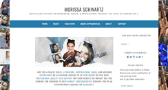 Desktop Screenshot of morissaschwartz.com